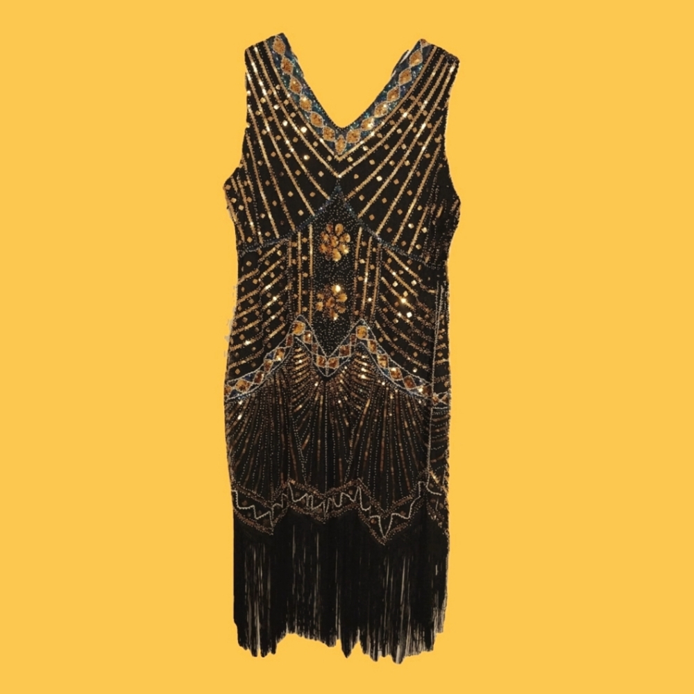 Babeyond plus size flapper dress + Accessories